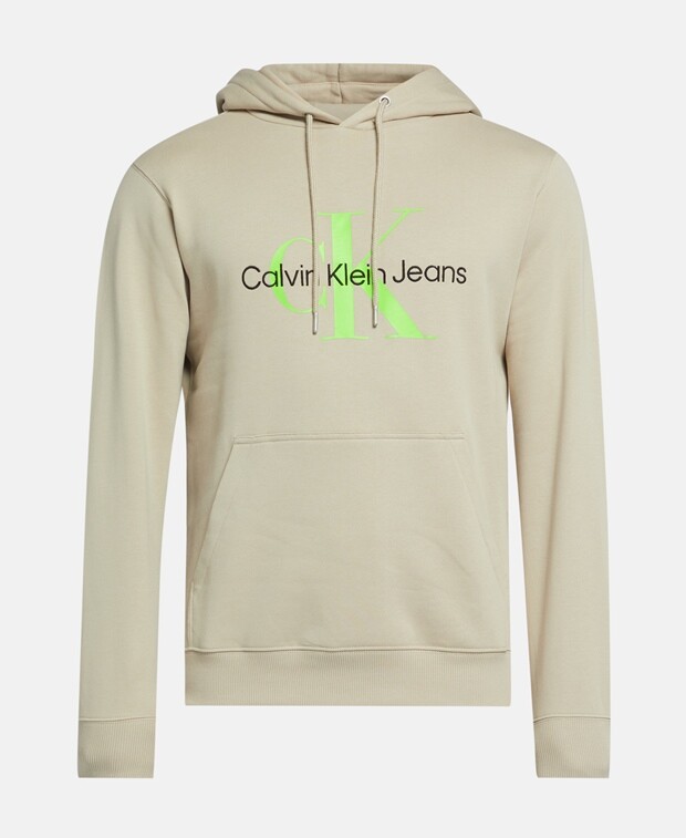 

Худи с капюшоном Calvin Klein Jeans, бежевый
