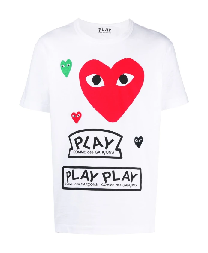 

Футболка Comme Des Garçons Play, белый