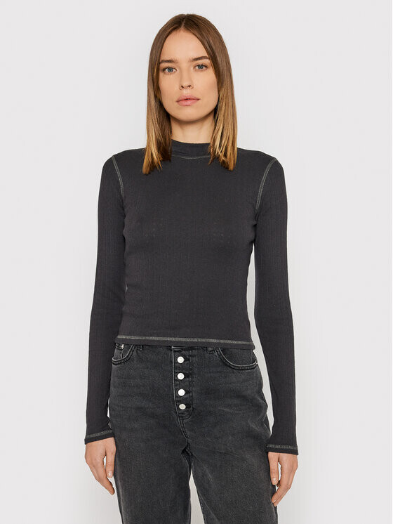

Узкая блузка American Eagle, серый