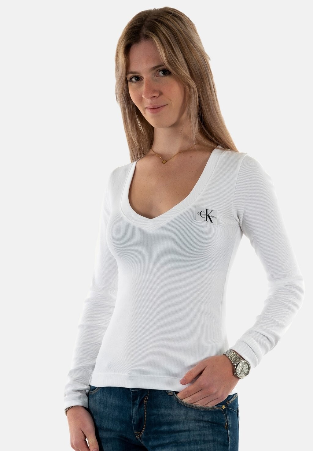 

Свитер Calvin Klein Jeans, белый