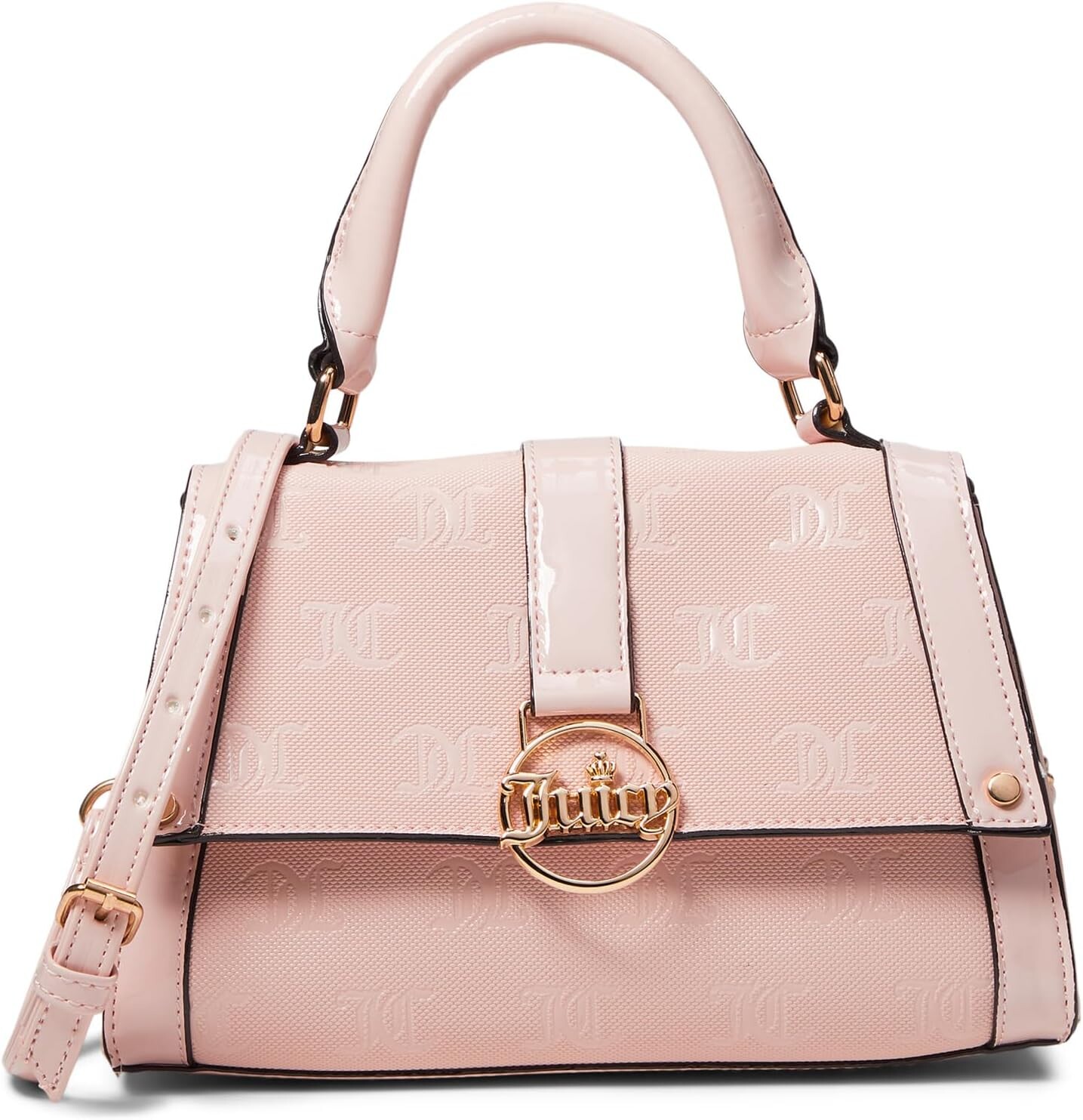 

Сумка Juicy Couture Fancy-Flap Xbody, цвет Metal St-Pink Clay