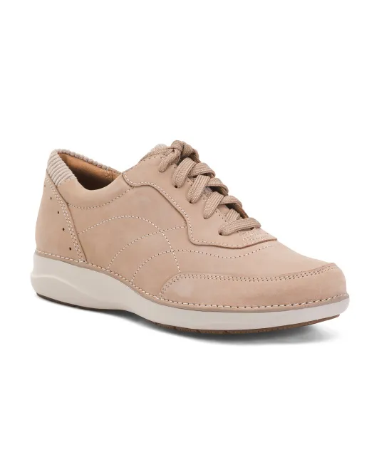 

Замшевые кроссовки Appley Tie Comfort Clarks, цвет Sand