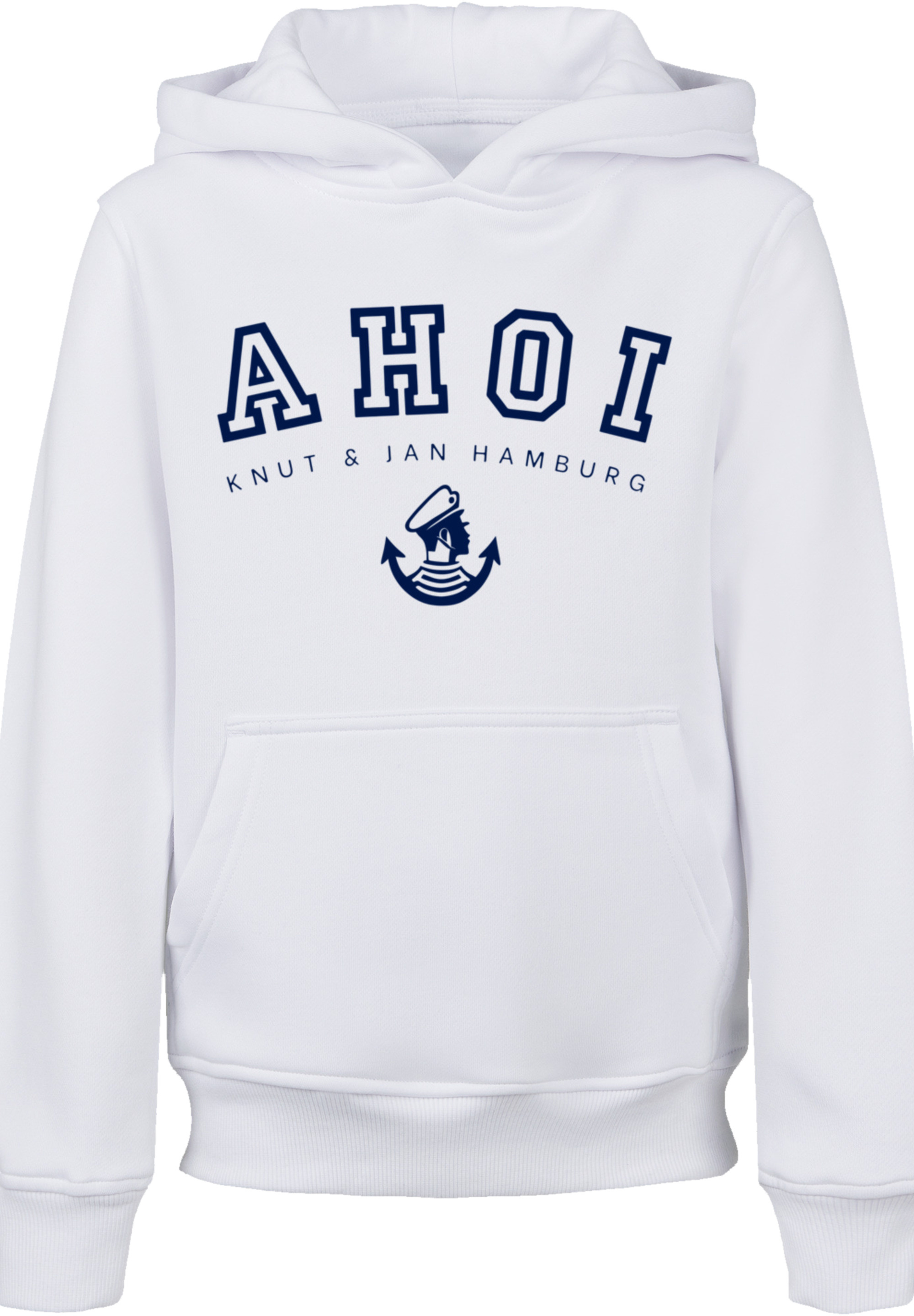 

Пуловер F4NT4STIC Hoodie Ahoi Knut & Jan Hamburg, белый