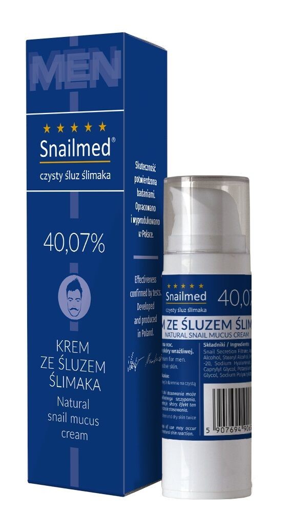 Snailmed Czysty Śluz Ślimaka 40,07% крем для лица для мужчин, 30 ml