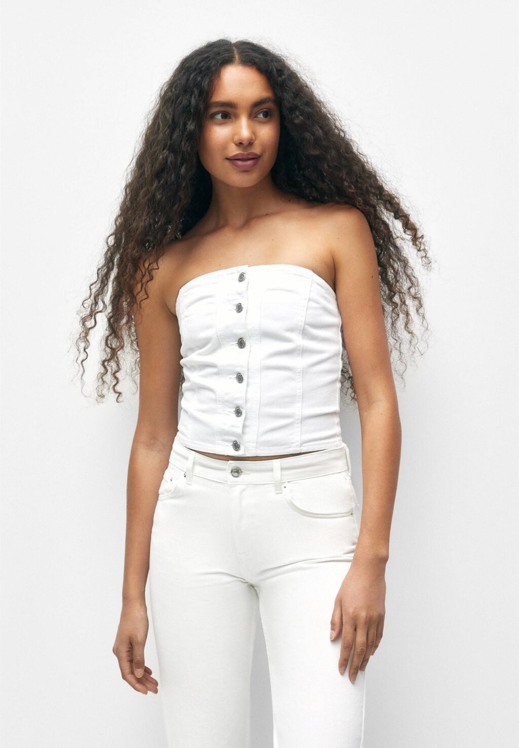 

Топ PULL&BEAR, белый
