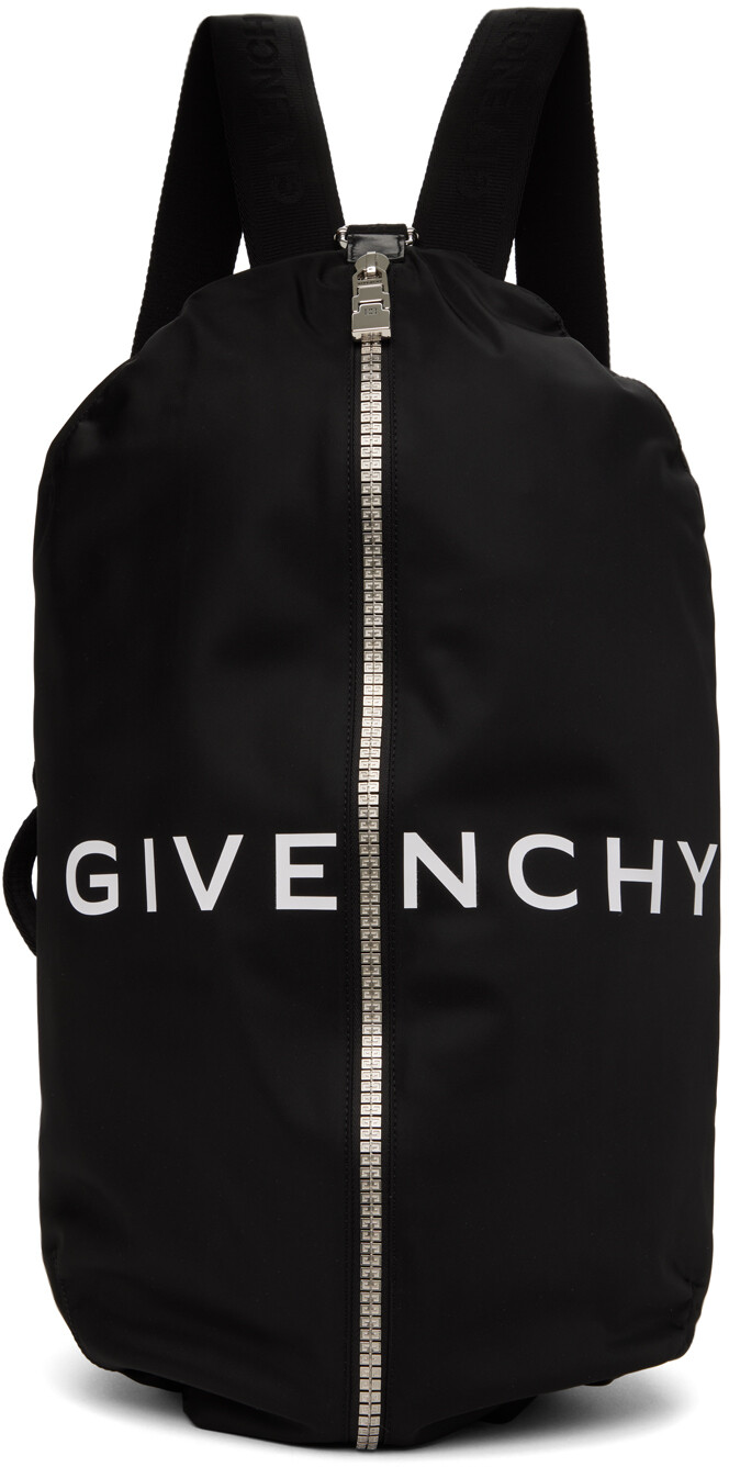 

Черный рюкзак с большой молнией Givenchy