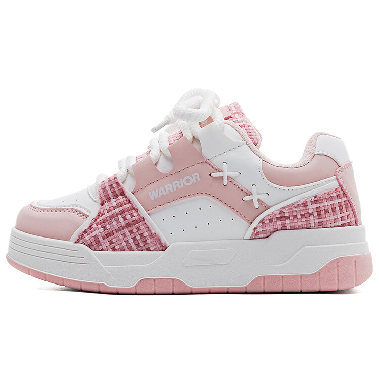 

Кроссовки WARRIOR Skateboarding Shoes Women's Low-top White/Pink, розовый