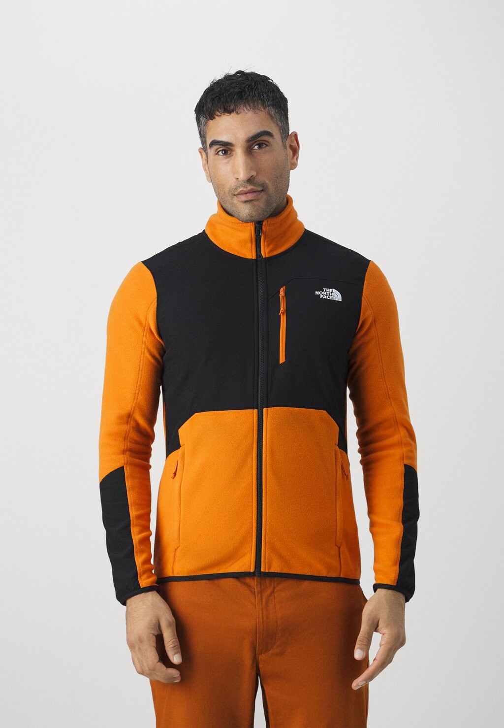 

Флисовая куртка Glacier Pro Full Zip The North Face, цвет desert rust/black