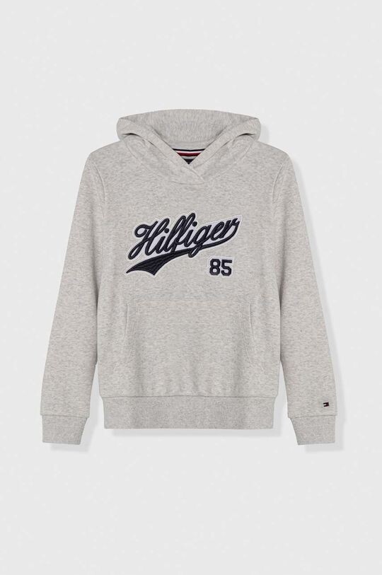 

Детская хлопковая толстовка Tommy Hilfiger, серый