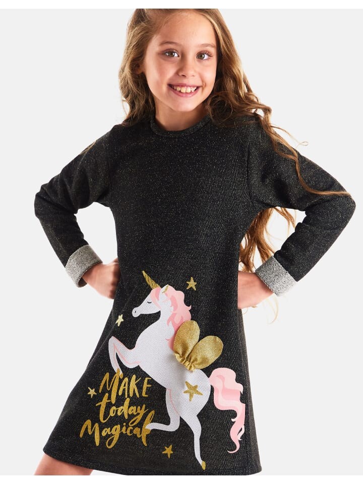 

Платье Denokids Unicorn Wings, цвет anthracite