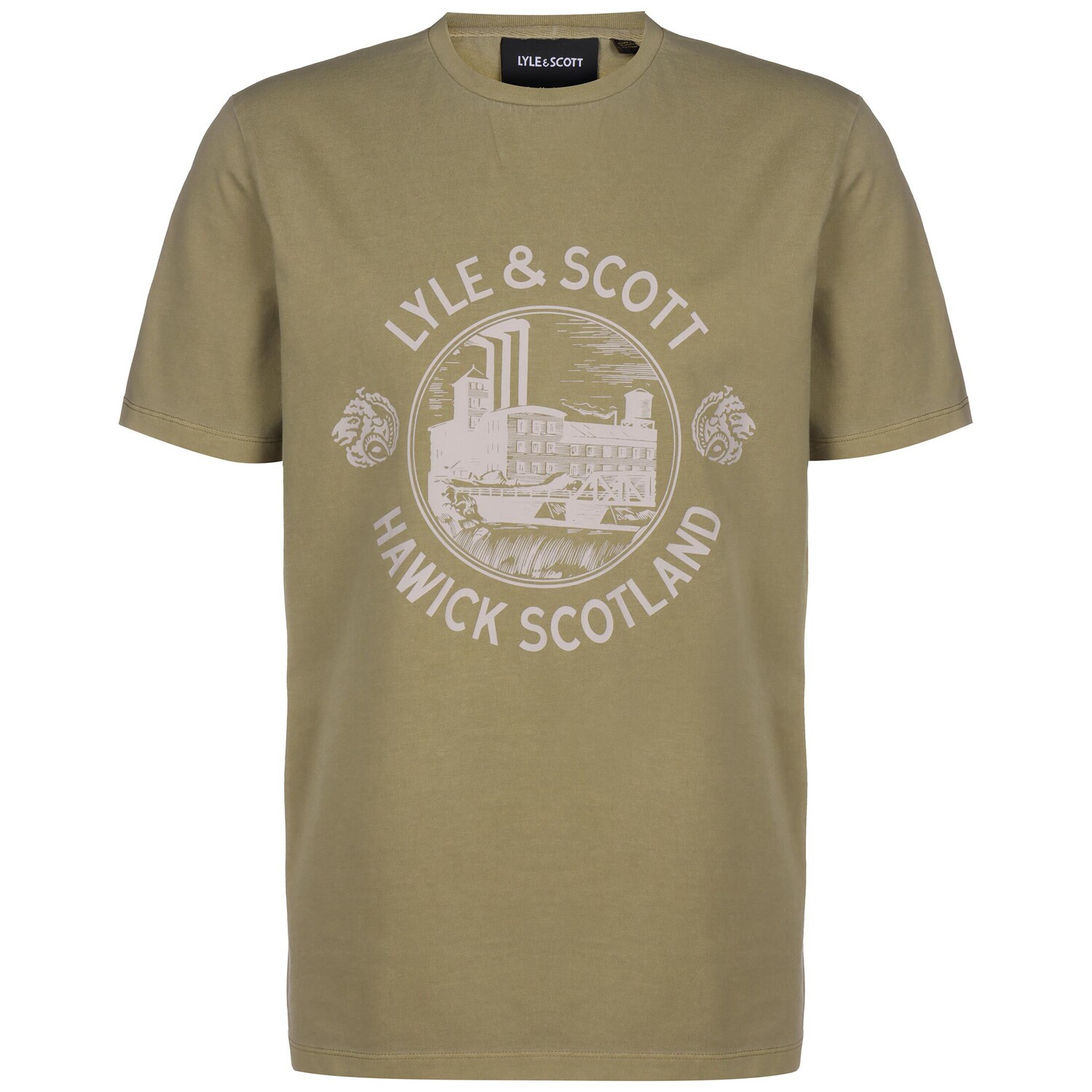

Футболка Lyle & Scott Hawick Print, зеленый