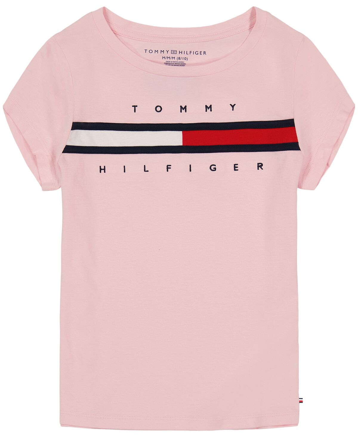 

Футболка с логотипом Little Girls Tommy Hilfiger