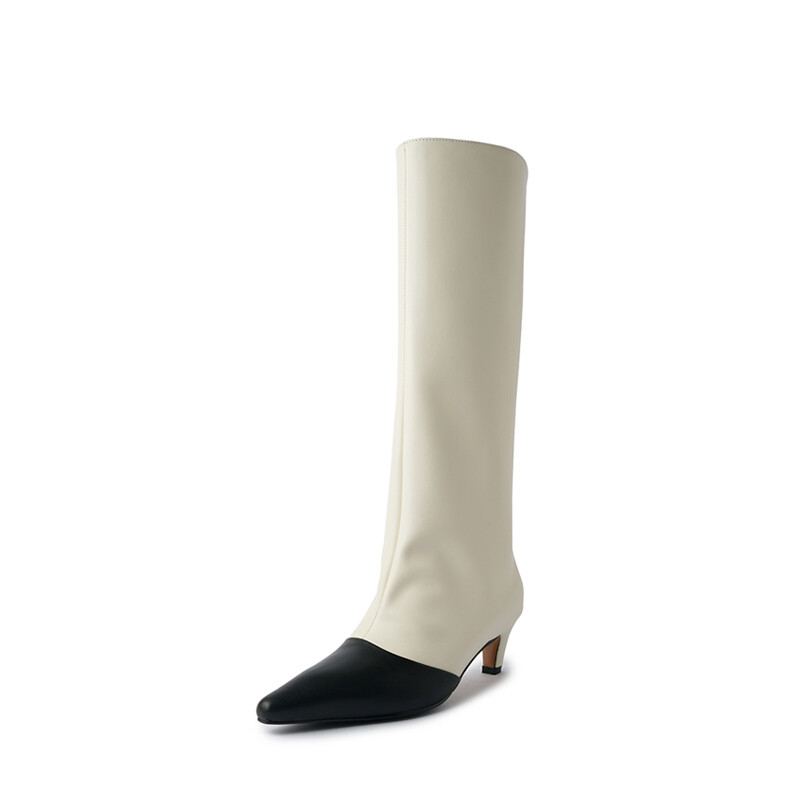 

Сапоги женские Pvaj, цвет Black and Beige