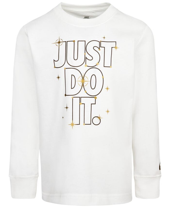 

Футболка Shine с длинными рукавами для новорожденных Nike, белый