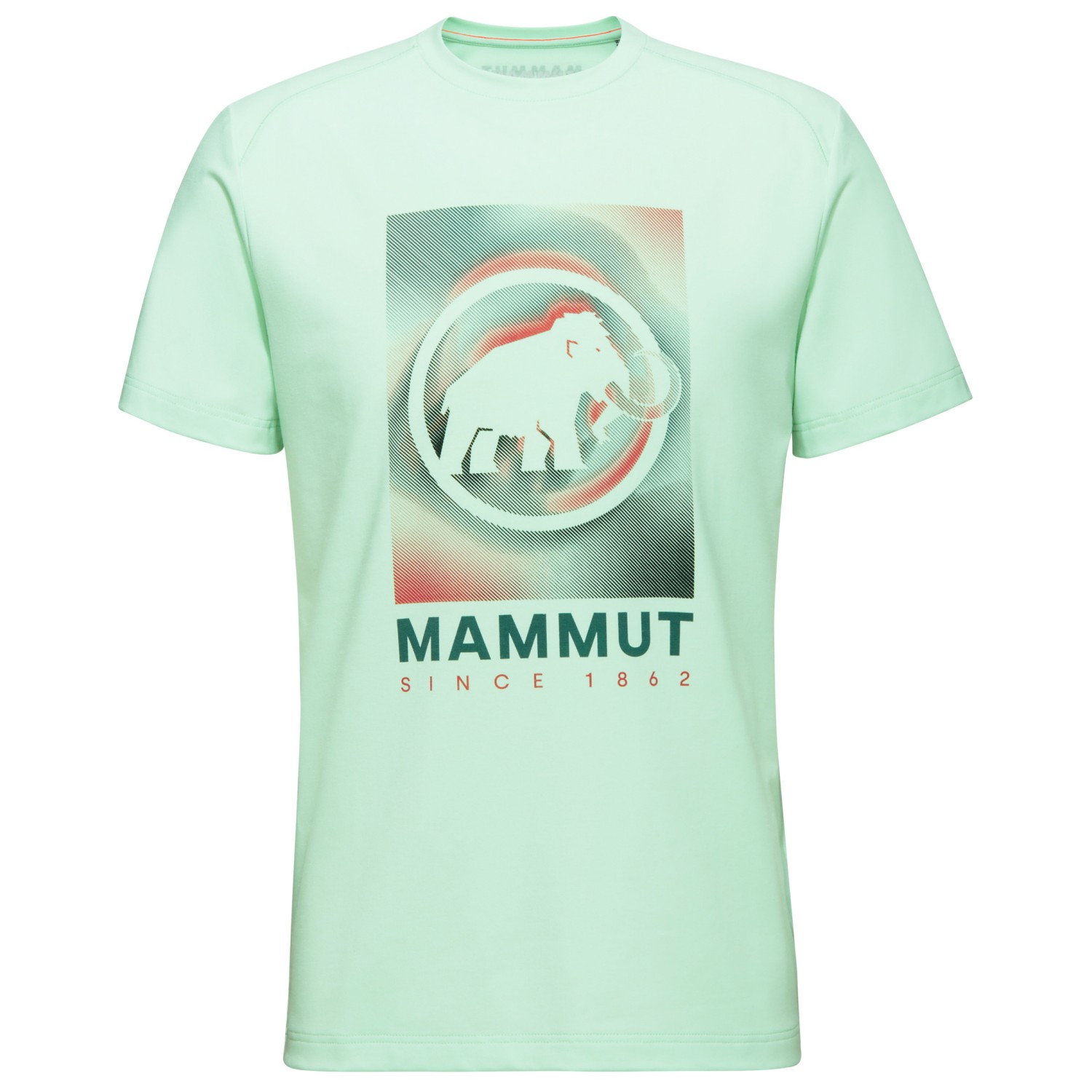 Футболка Mammut Trovat Mammut, цвет Neo Mint