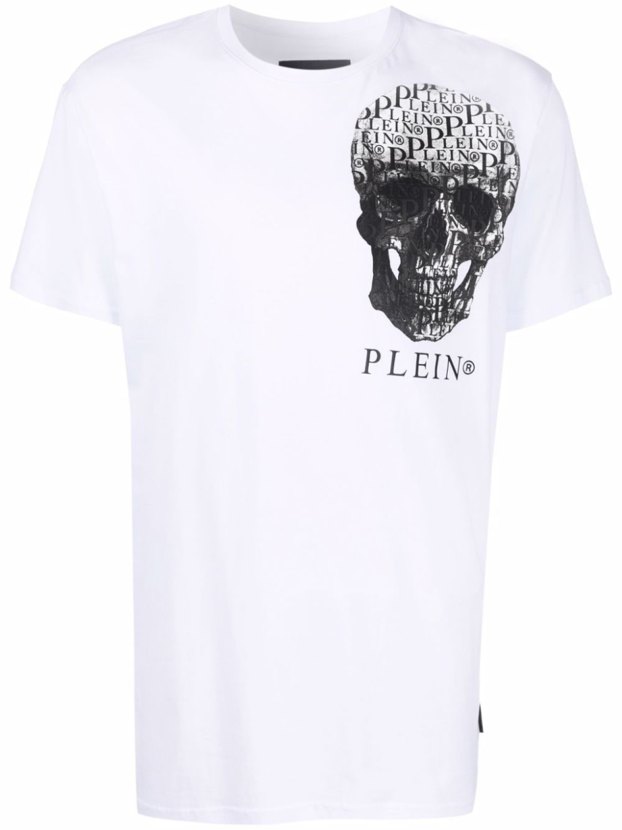 

Philipp Plein футболка с принтом Skull, белый