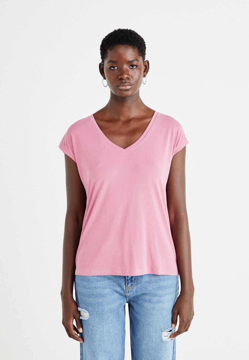 

Базовая футболка VMFILLI Vero Moda, светло-розовый