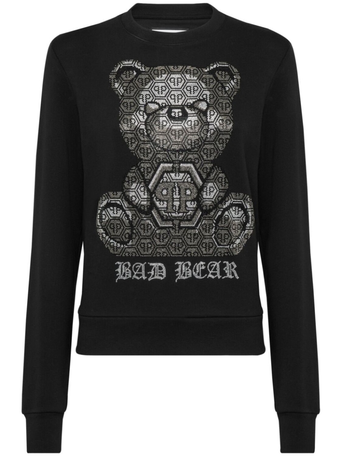 

Philipp Plein толстовка с принтом Teddy Bear, черный
