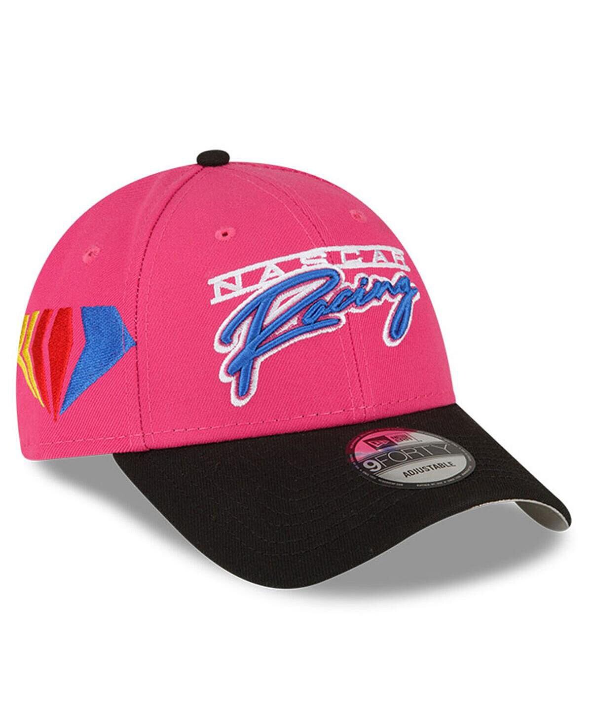 

Мужская розово-черная регулируемая кепка Snapback с большим номером 2023 NASCAR Cup Series 9FORTY New Era