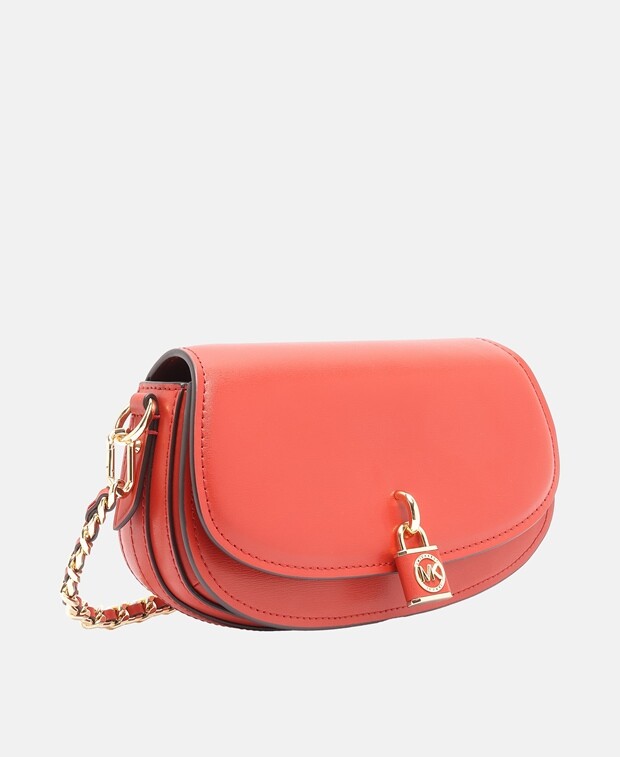 

Кожаная сумка через плечо Michael Michael Kors, терракота