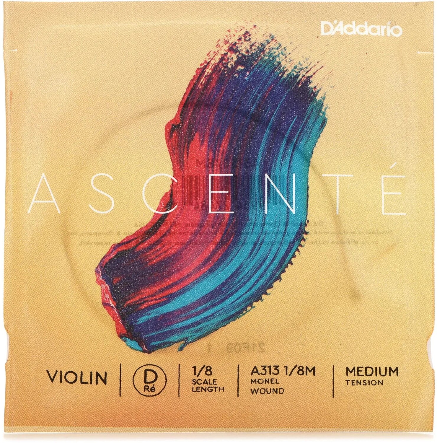 

Струна D'Addario A313 Ascente для скрипки D - размер 1/8, среднее натяжение