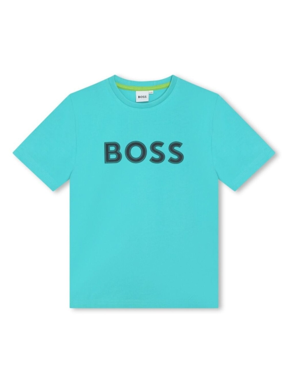 

BOSS Kidswear футболка с логотипом, синий