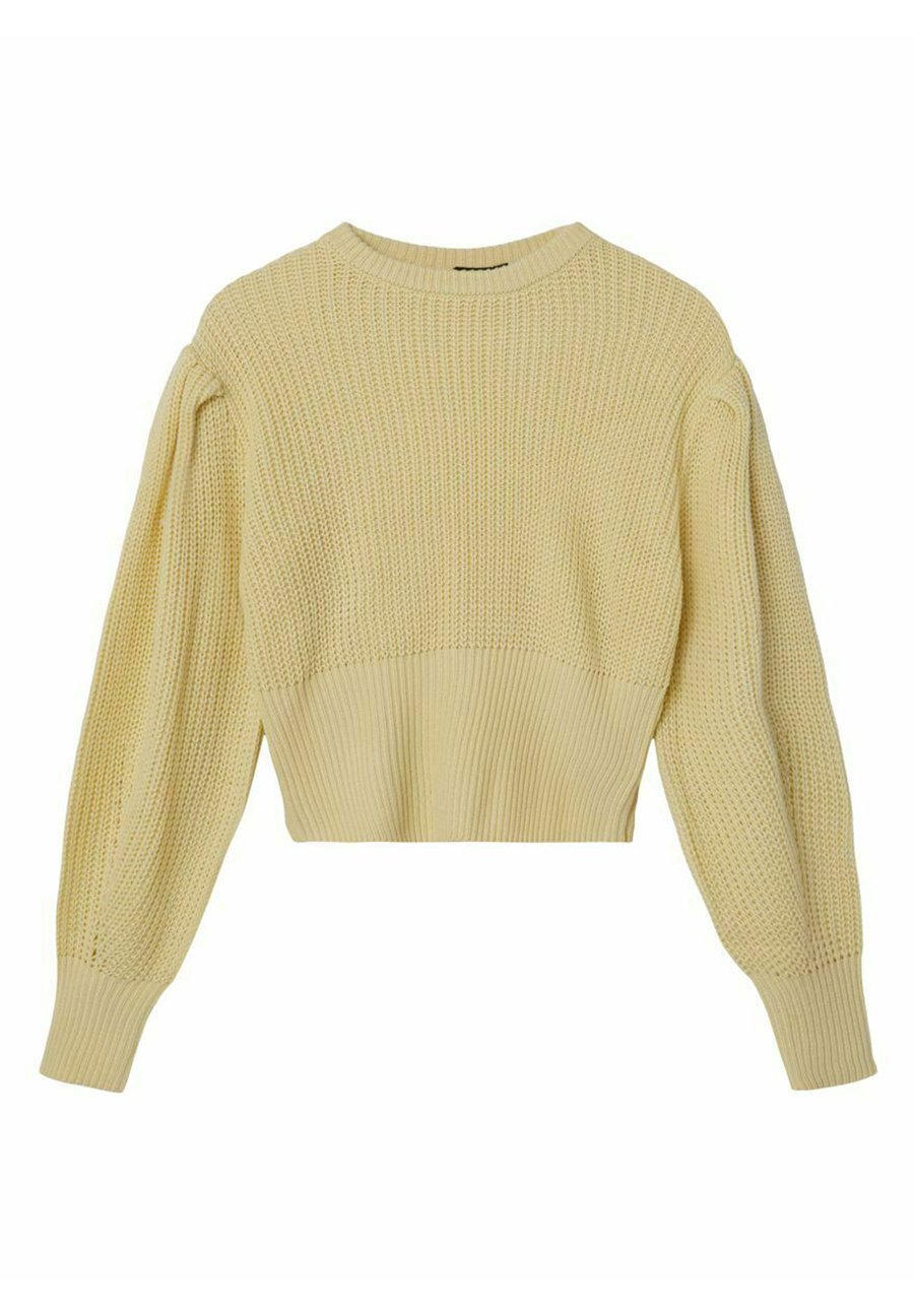 Вязаный свитер LMTD, цвет pastel yellow
