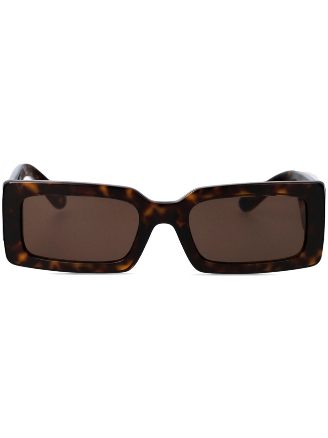 

Солнцезащитные очки в прямоугольной оправе Dolce & Gabbana Eyewear, коричневый