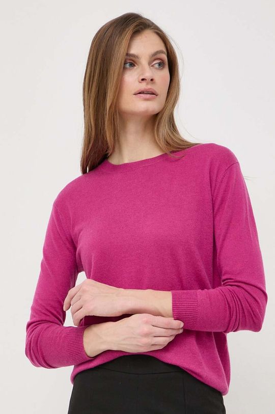 Шерстяной свитер Weekend Max Mara, розовый