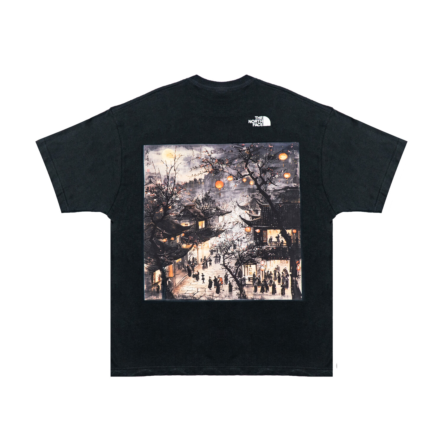 

Футболка унисекс черная The North Face, черный