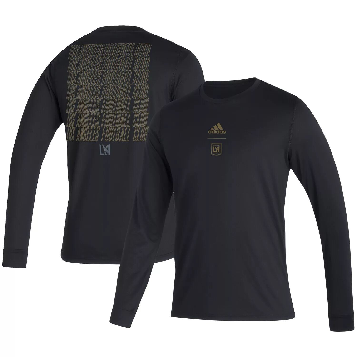 

Мужская черная футболка с длинным рукавом LAFC Club adidas