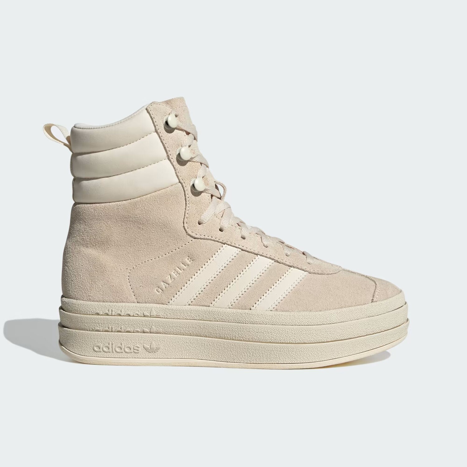 

Кроссовки Gazelle Adidas, цвет Wonder White/Wonder White/Wonder White