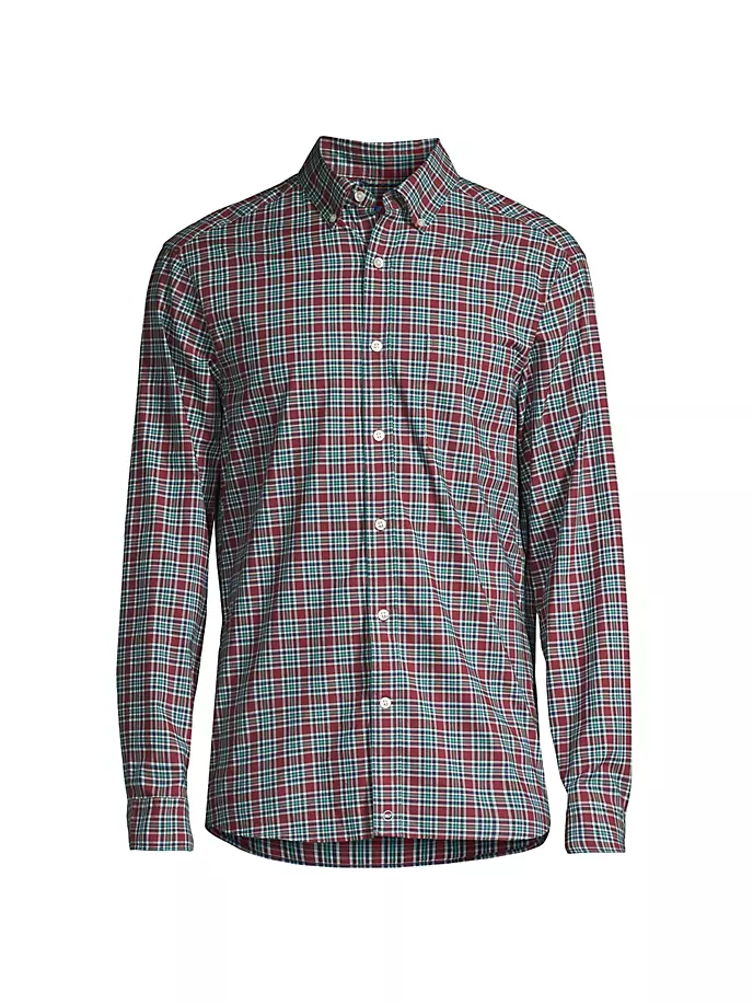 

Повседневная рубашка в клетку Brrr Vineyard Vines, цвет plaid crimson