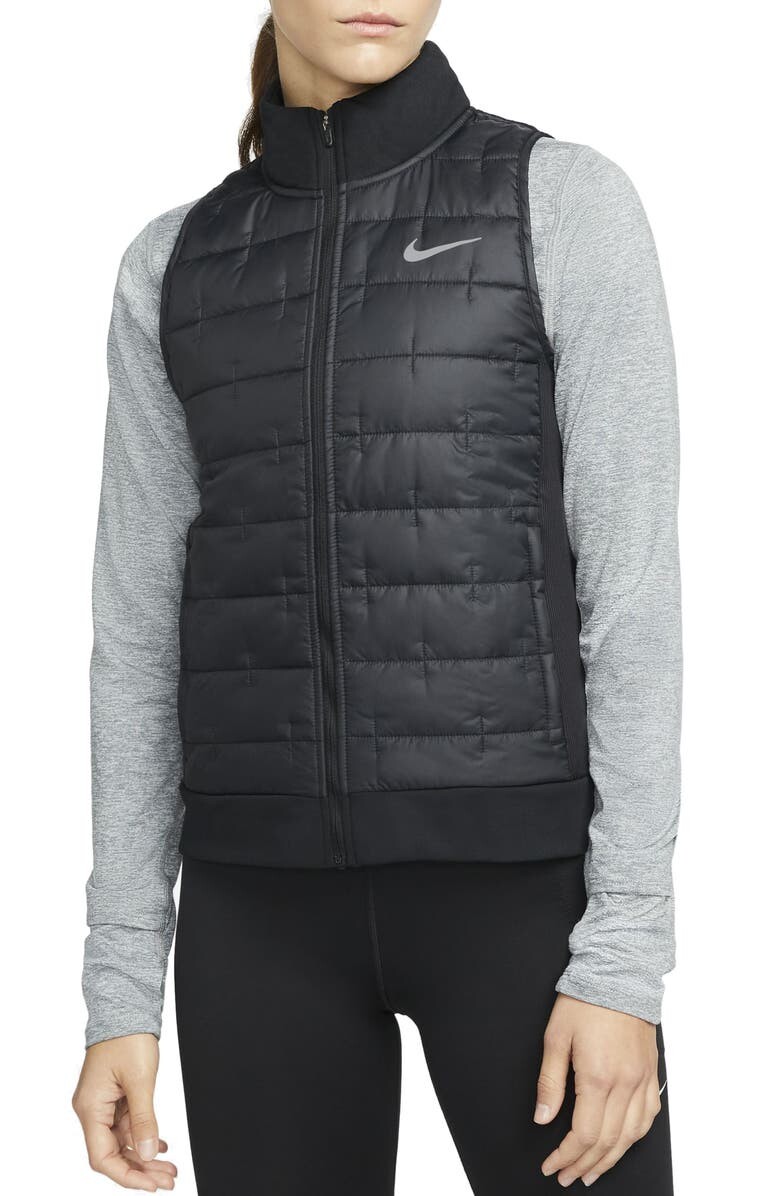 

Стеганая беговая куртка Therma-FIT NIKE, черный