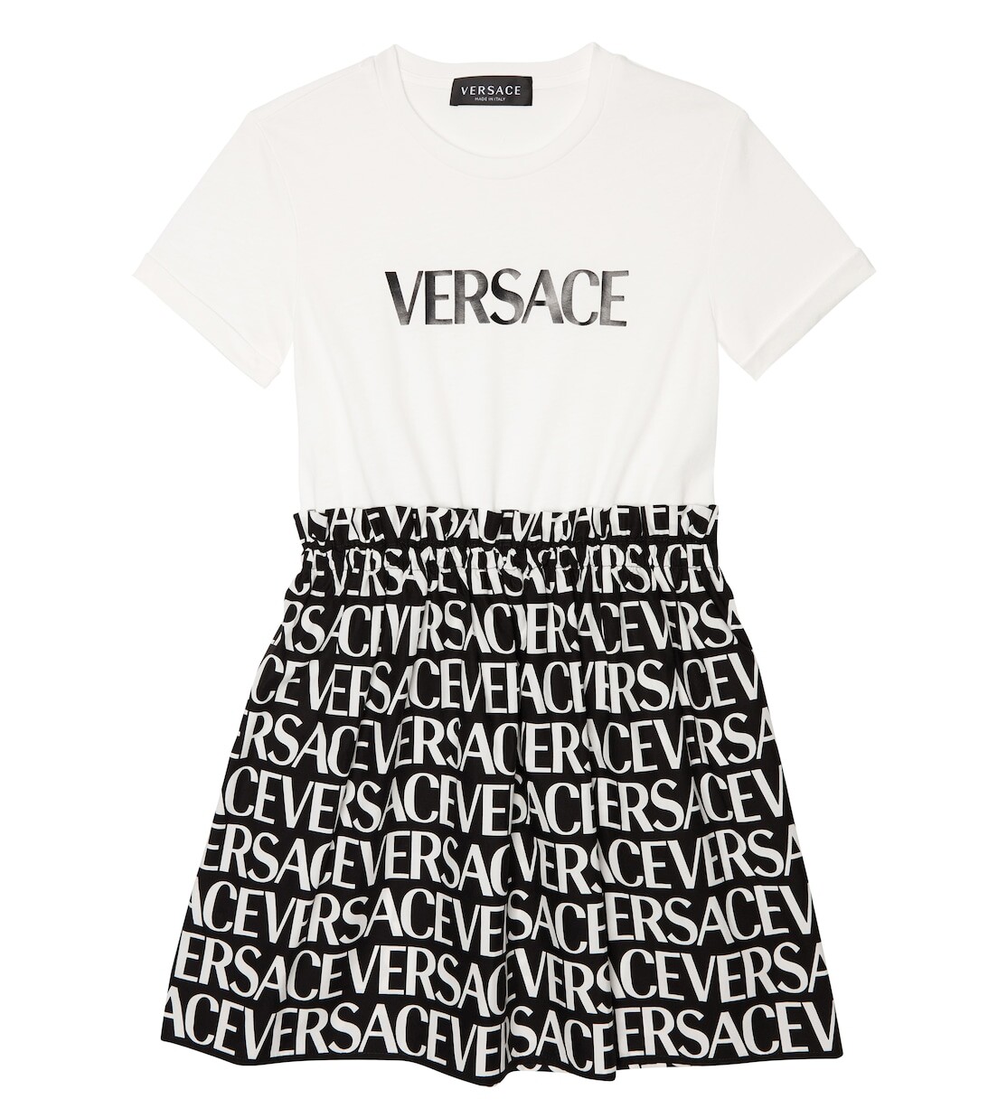 

Платье-футболка с логотипом Versace Versace, белый