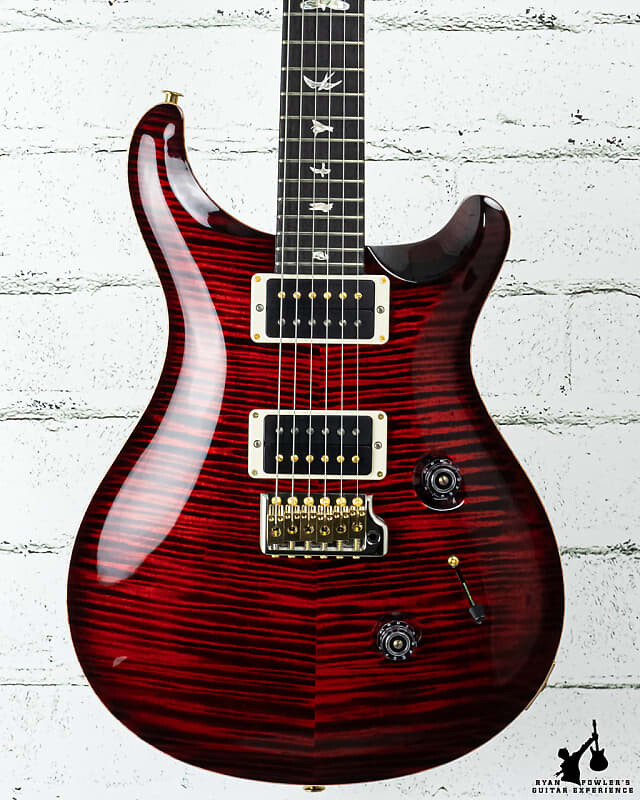 

Электрогитара PRS Custom 24 Fire Red Burst 10-Top w/ case