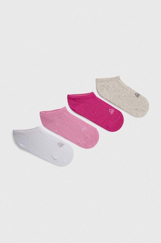 

Детские носки United Colors of Benetton, 4 пары, розовый