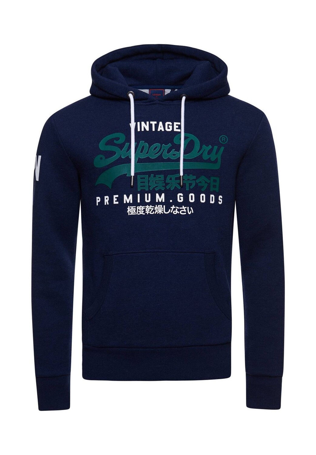 

Мужская толстовка - VL Hood, худи, свитер с капюшоном, логотип Superdry., темно-синий