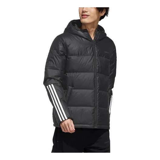 цена Пуховик adidas neo M STRT DWN PUFF Sports hooded down Jacket Black, черный