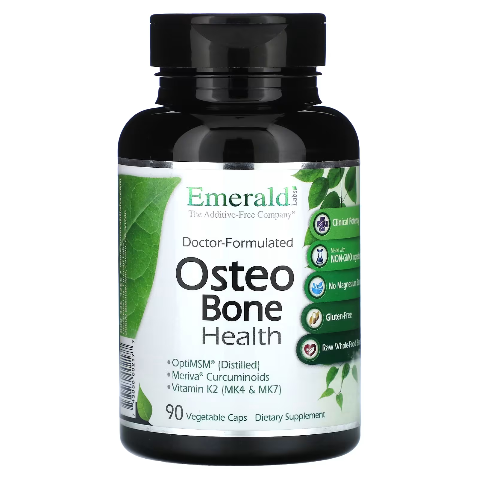 Пищевая добавка Emerald Laboratories Osteo Bone Health, 90 растительных капсул пищевая добавка emerald laboratories здоровье сердечных артерий и вен 90 растительных капсул
