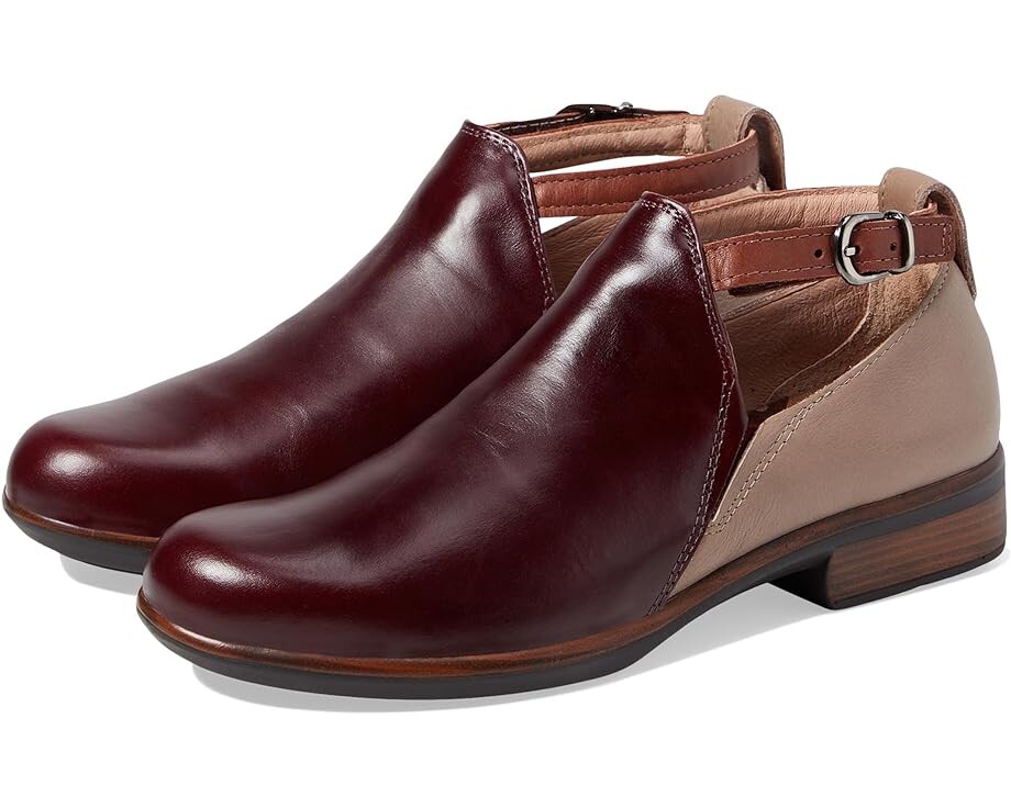 

Ботинки Naot Kamsin, цвет Bordeaux Leather/Soft Stone Nubuck/Soft Chestnut Leather