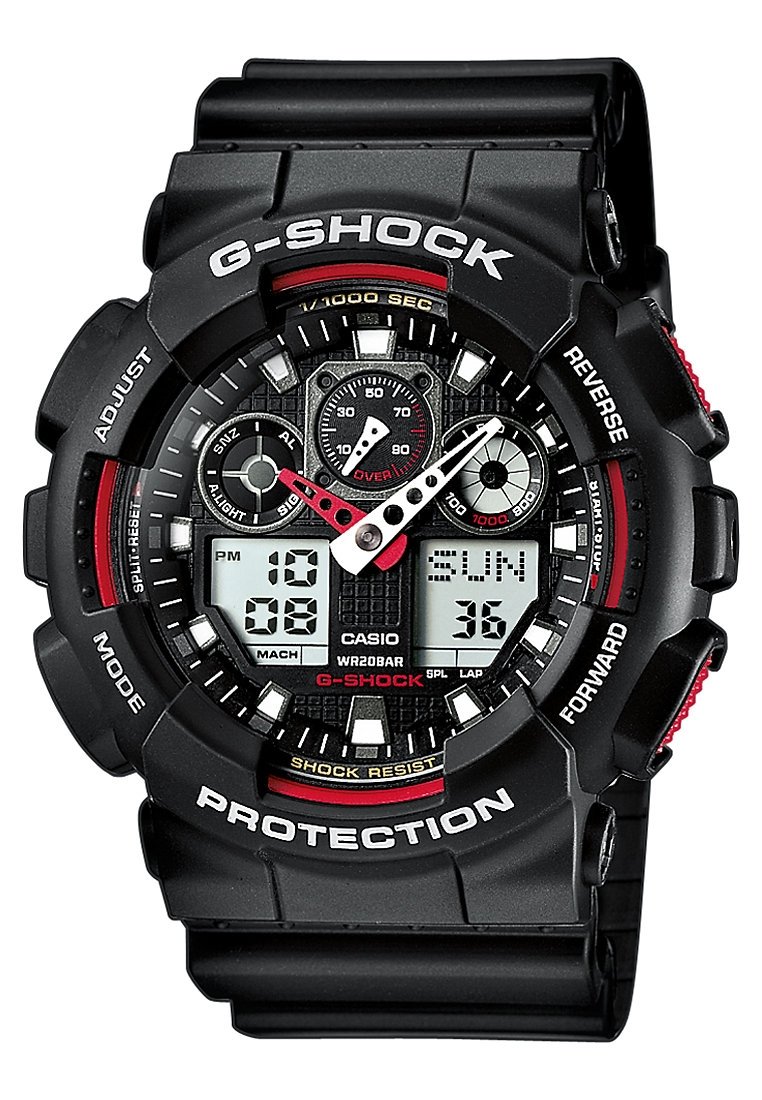 цена Хронограф G-Shock G-SHOCK, цвет black/red