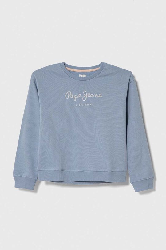 

Детская хлопковая толстовка Pepe Jeans, синий