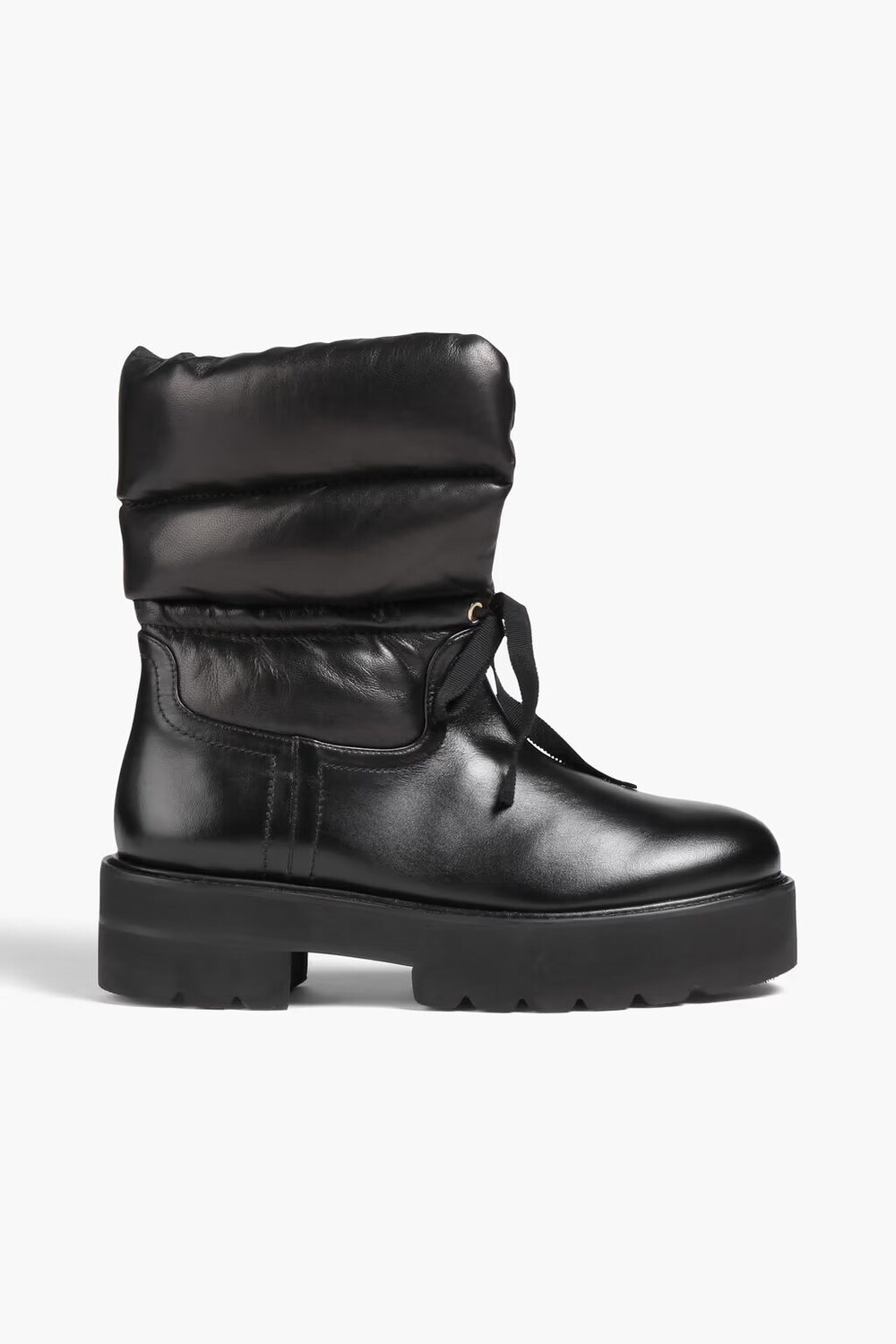 

Стеганые кожаные ботильоны Tyler Stuart Weitzman, черный