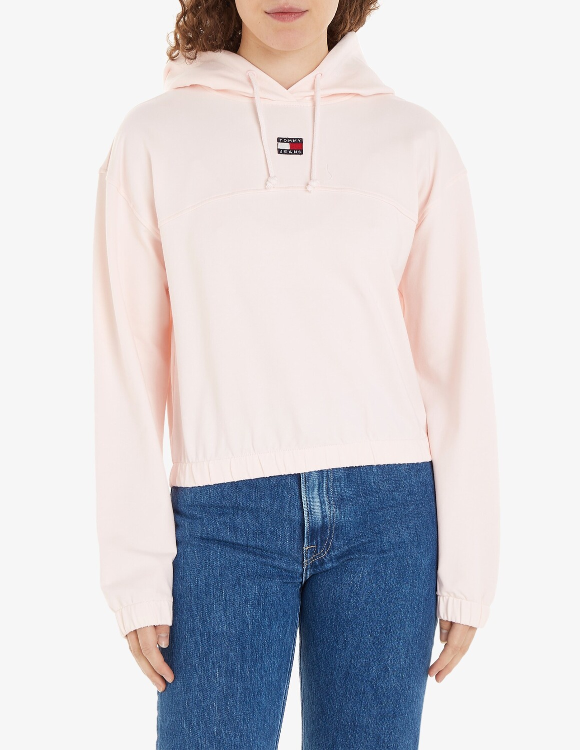 

Толстовка с капюшоном Tommy Jeans, розовый