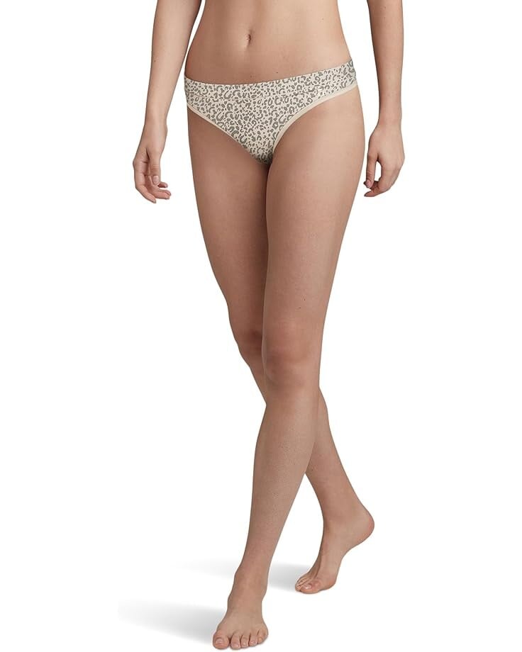

Стринги Tommy John Second Skin Thong, цвет Simple Leopard