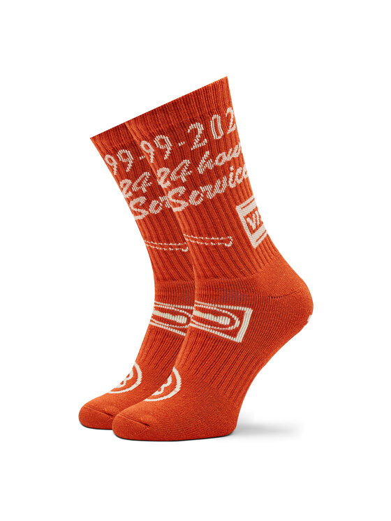 Высокие носки унисекс Market, оранжевый цена и фото