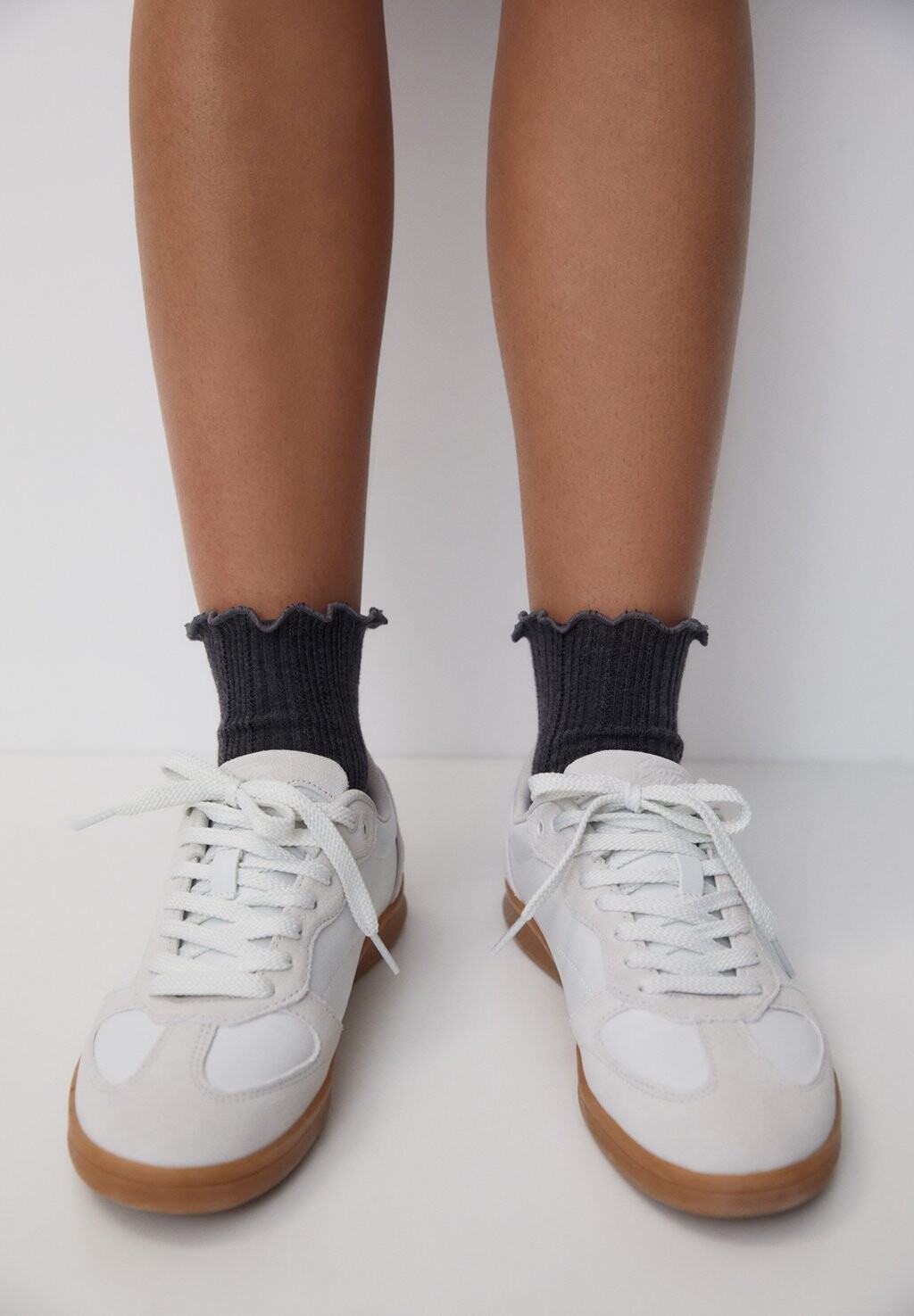 

Носки SCALLOPED 3 PACK PULL&BEAR, цвет grey