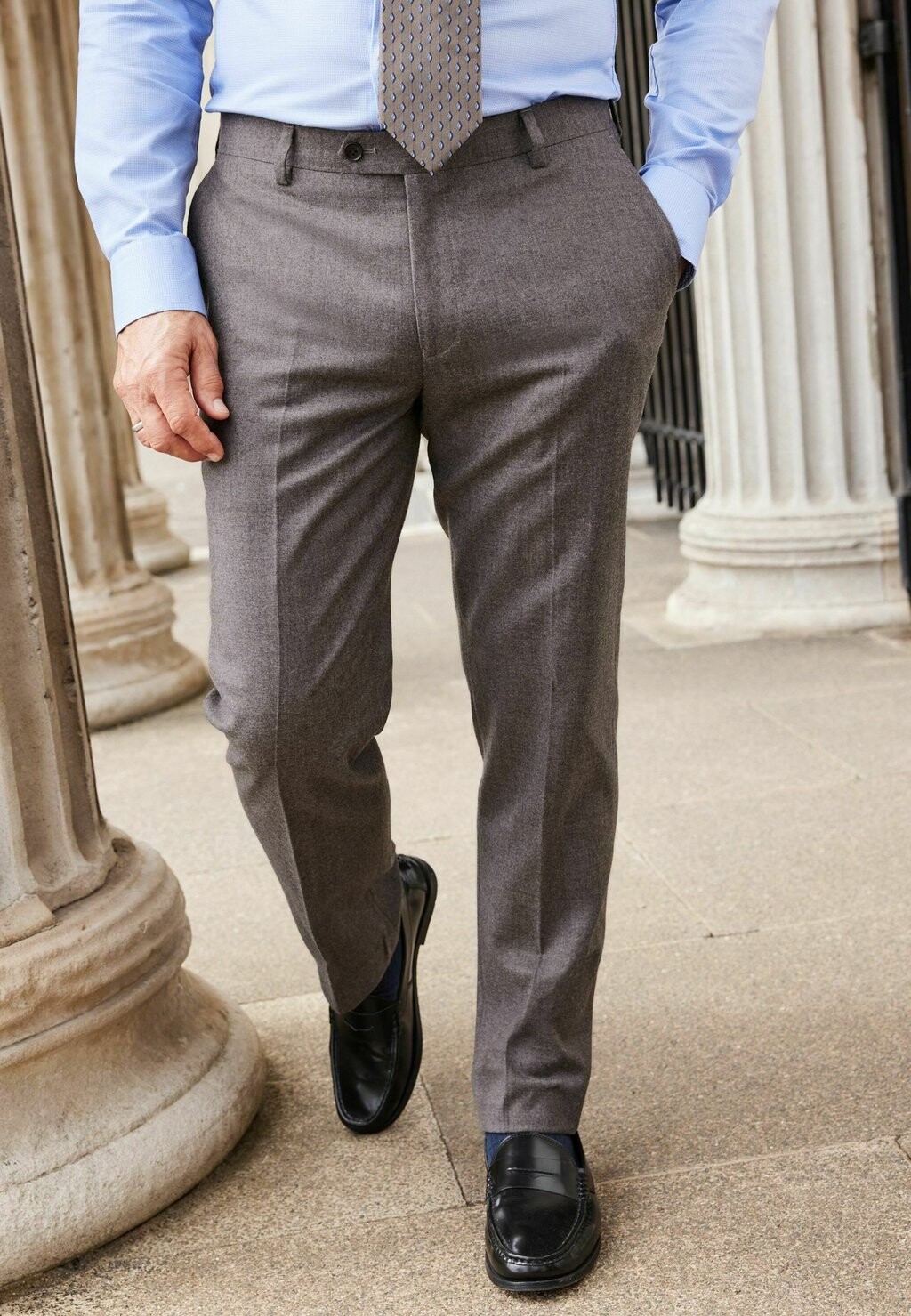 

Костюмные брюки SIGNATURE BARBERIS ITALIAN REGULAR FIT Next, бежевый