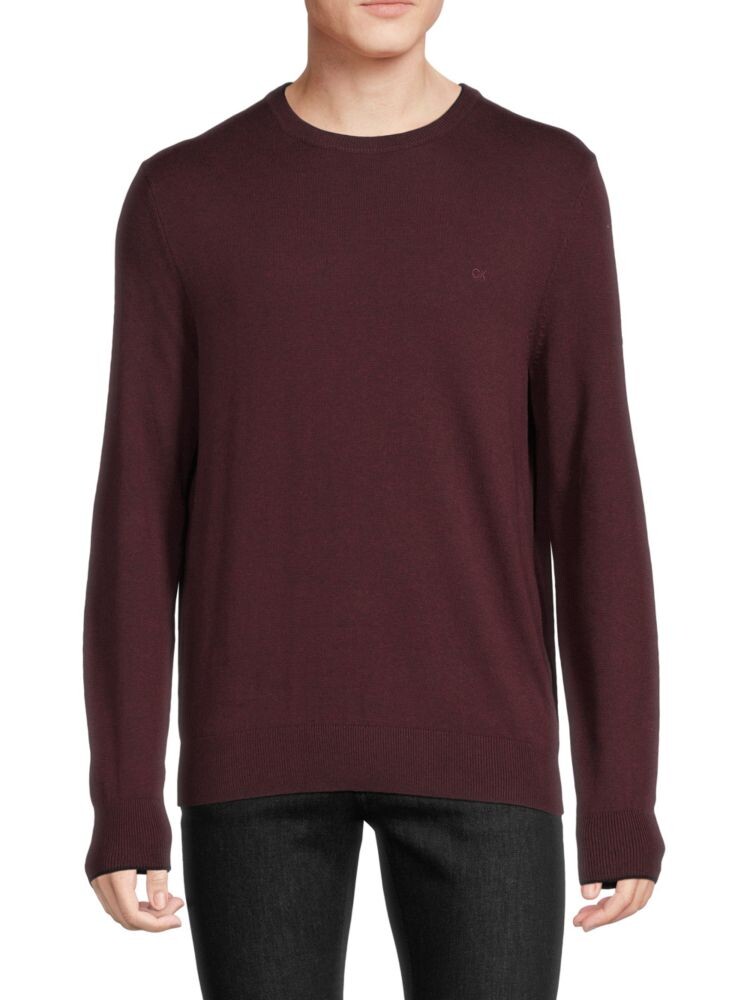 

Однотонный свитер Calvin Klein, цвет Tawny Port Red